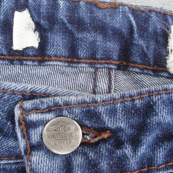 Harley-Davidson Ladies Jeans Size 10P Bootcut - Picture 4 of 10